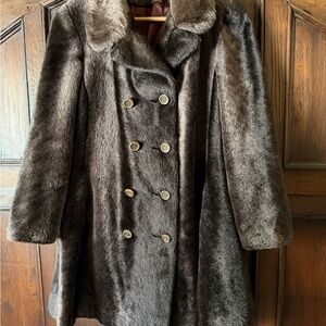 Luxurious Dark Brown Teddy Jacket